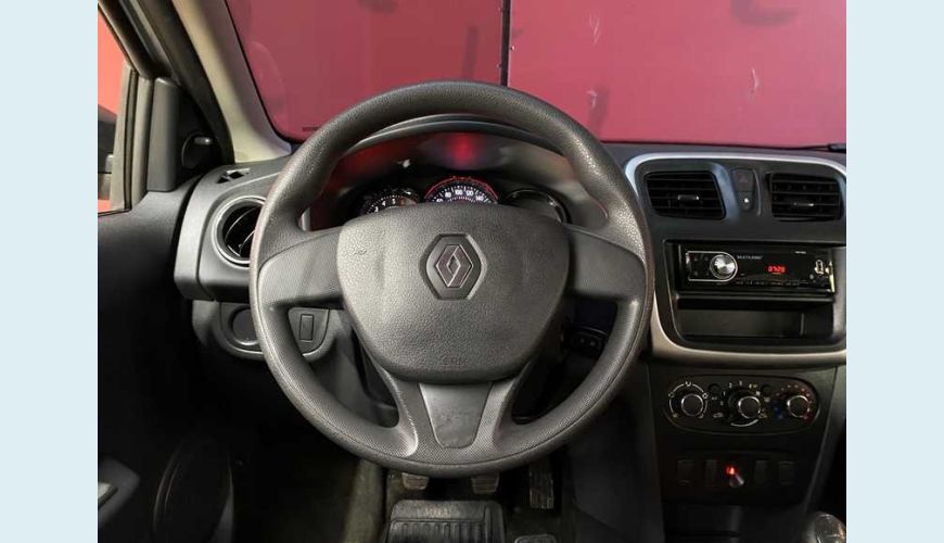 RENAULT RENAULT LOGAN AUTHENTIQUE 1.0 12V FLEX MANUAL 4P - PRATA - 2018 Foto 10 (Grande)