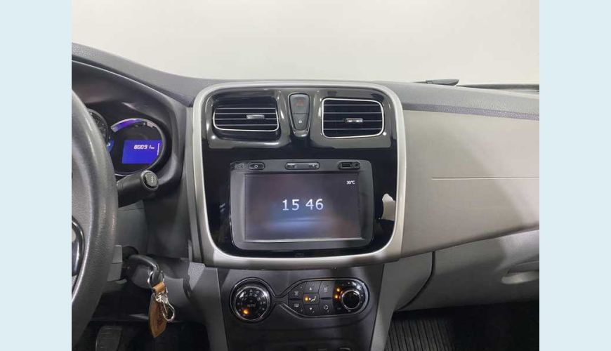 RENAULT LOGAN DYNAMIQUE 1.6 8V FLEX MANUAL 4P - PRETO - 2015 Foto 10 (Grande)