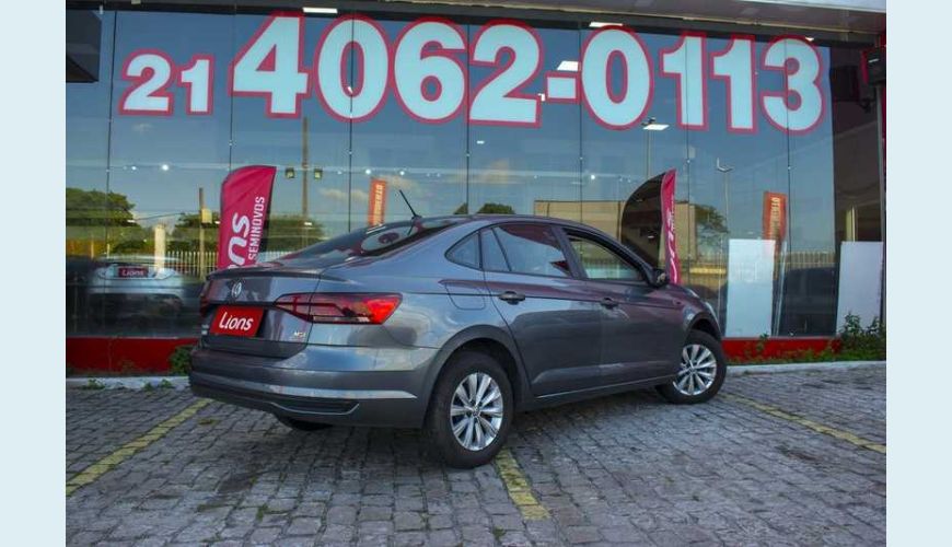 VOLKSWAGEN VOLKSWAGEN VIRTUS MSI 1.6 16V FLEX MANUAL 4P - CINZA - 2019 Foto 10 (Grande)