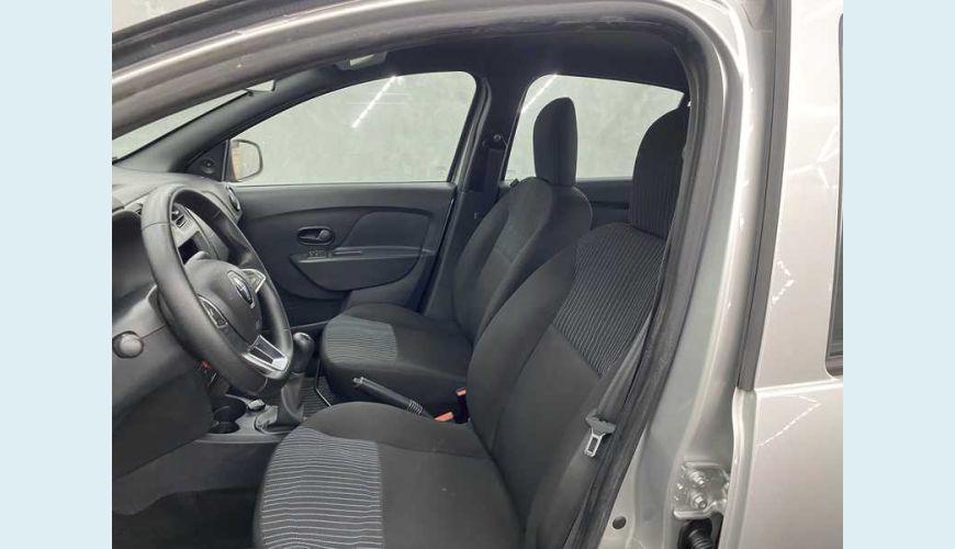 RENAULT LOGAN LIFE 1.0 12V FLEX MANUAL 4P - PRATA - 2020 Foto 10 (Grande)