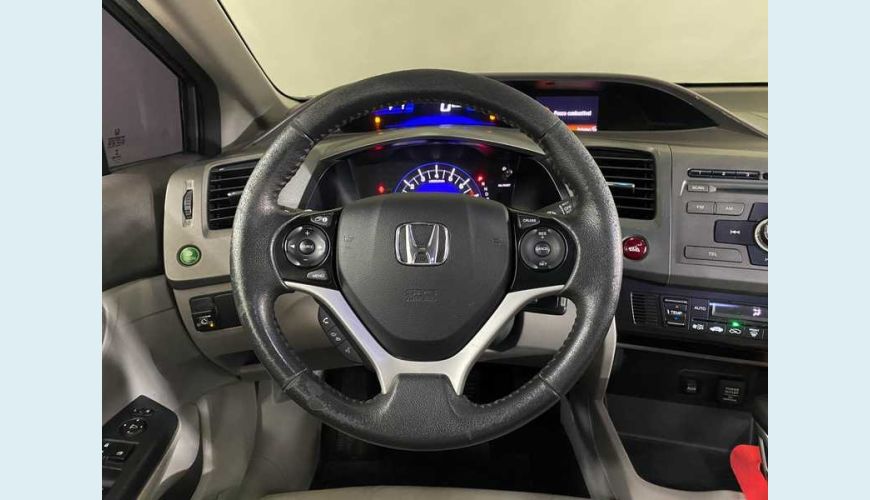 HONDA CIVIC NEW LXR 2.0 I-VTEC FLEX AUT. 4P - CINZA - 2014 Foto 10 (Grande)