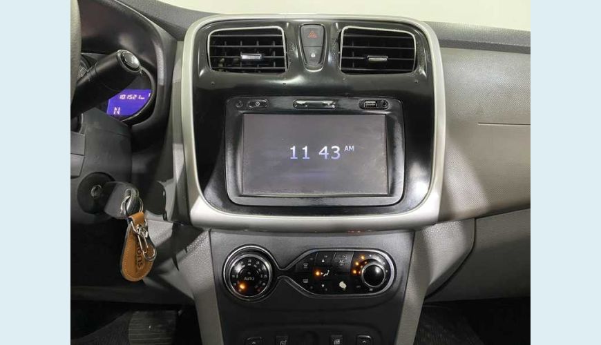 RENAULT LOGAN DYNAMIQUE 1.6 8V FLEX AUT. 4P - PRETO - 2015 Foto 10 (Grande)