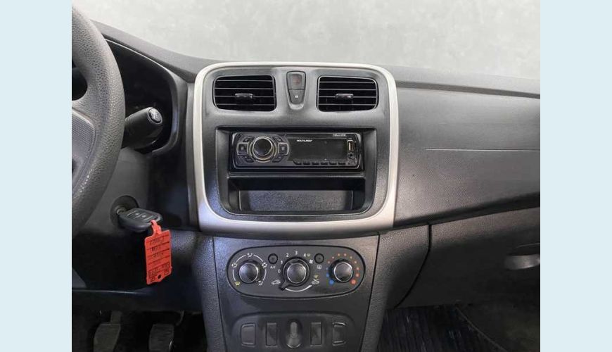 RENAULT RENAULT LOGAN AUTHENTIQUE 1.0 12V FLEX MANUAL 4P - BRANCO - 2020 Foto 10 (Grande)