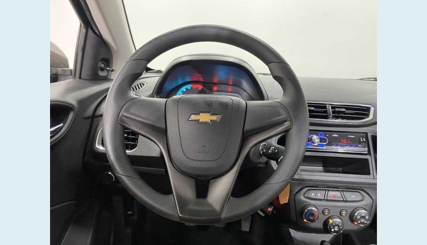CHEVROLET ONIX LS SPE 1.0 FLEX MANUAL 4P - CINZA - 2013 Foto 10 (Grande)