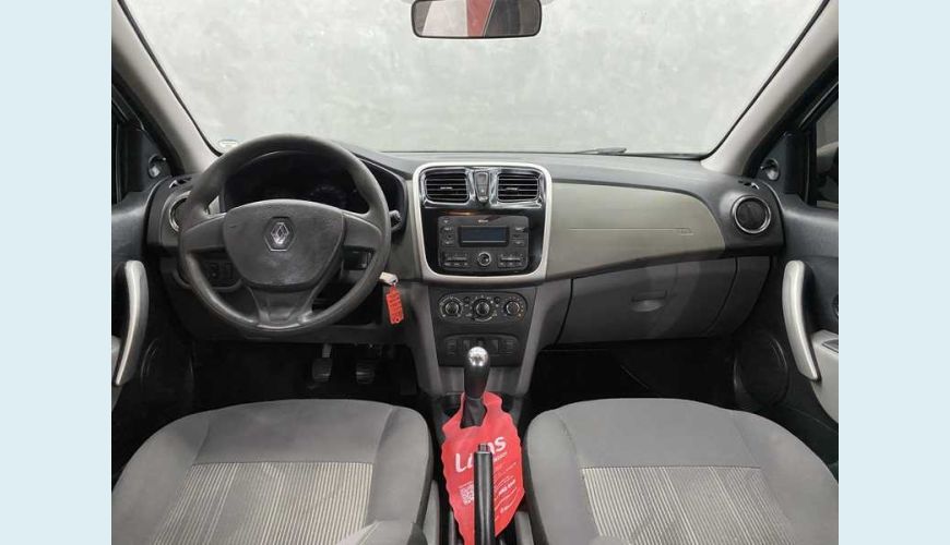 RENAULT LOGAN EXPRESSION 1.6 16V FLEX MANUAL 4P - PRATA - 2019 Foto 10 (Grande)