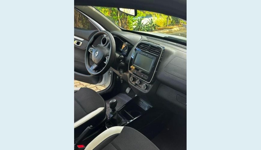 RENAULT KWID INTENS 1.0 FLEX MANUAL 4P - BRANCO - 2022 Foto 10 (Grande)