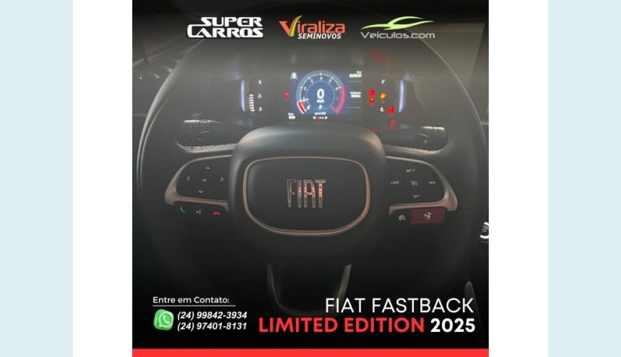 FIAT FASTBACK FLEX AUT. 4P - PRETO - 2025 Foto 10 (Grande)