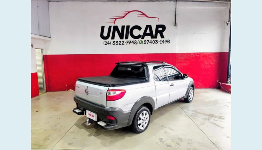 FIAT STRADA FLEX MANUAL 2P - PRATA - 2014 Foto 10 (Grande)