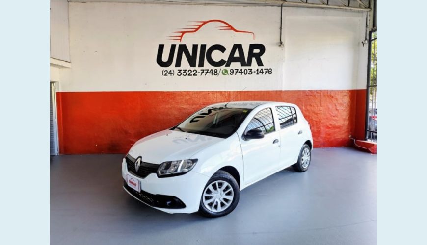 RENAULT SANDERO FLEX MANUAL 4P - BRANCO - 2020 Foto 10 (Grande)