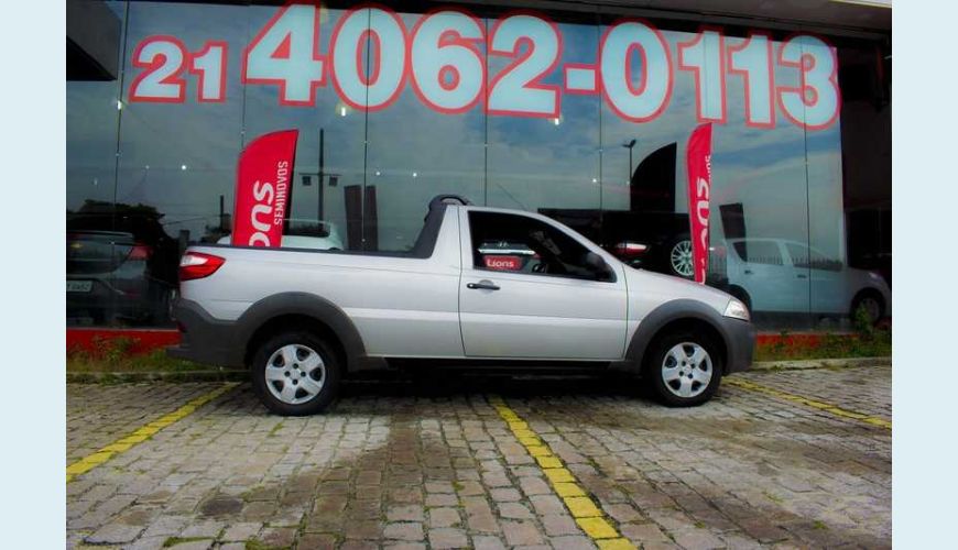 FIAT STRADA HARD WORKING CS 1.4 FLEX MANUAL 2P - PRATA - 2018 Foto 10 (Grande)