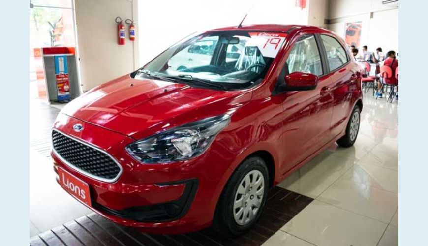 FORD KA SE PLUS 1.0 FLEX MANUAL 4P - VERMELHO - 2019 Foto 10 (Grande)