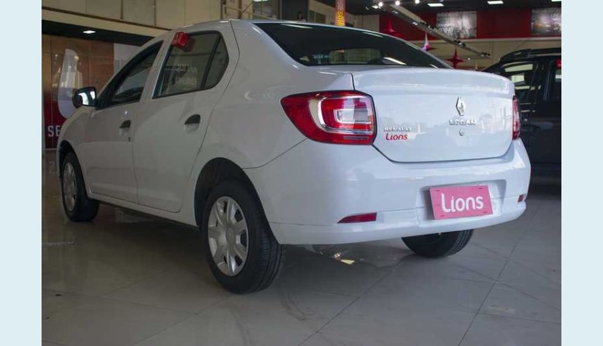 RENAULT RENAULT LOGAN AUTHENTIQUE 1.0 12V FLEX MANUAL 4P - BRANCO - 2020 Foto 10 (Grande)