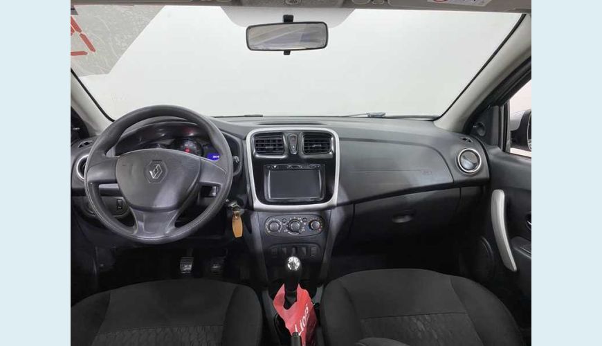 RENAULT SANDERO AUTHENTIQUE 1.0 12V FLEX MANUAL 4P - PRATA - 2019 Foto 10 (Grande)