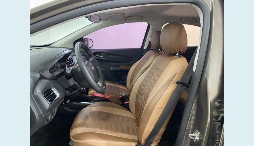 CHEVROLET ONIX 1.0 LT SPE FLEX MANUAL 4P - CINZA - 2014 Foto 10 (Grande)
