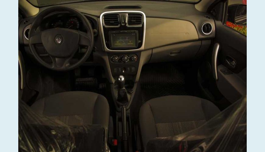 RENAULT LOGAN AUTHENTIQUE 1.0 12V FLEX MANUAL 4P - PRETO - 2020 Foto 10 (Grande)