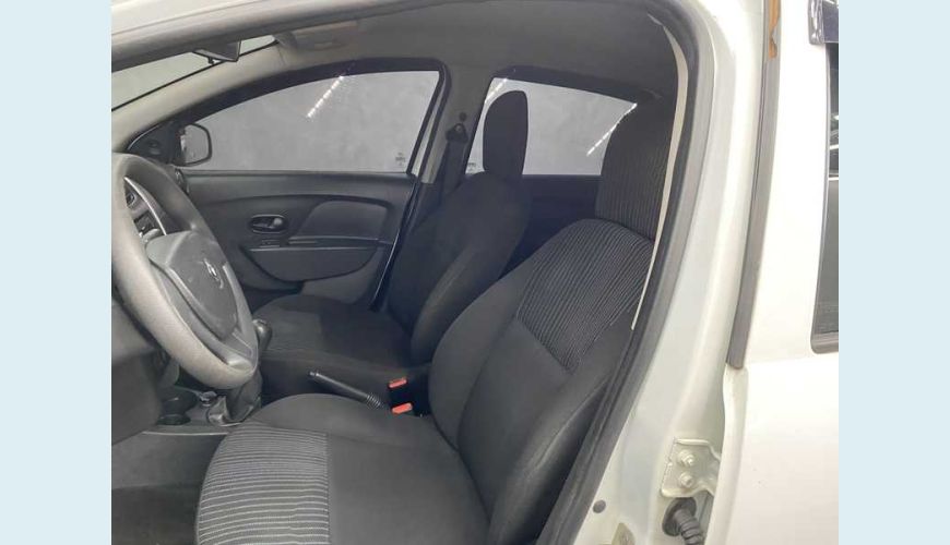 RENAULT LOGAN AUTHENTIQUE 1.0 FLEX MANUAL 4P - BRANCO - 2020 Foto 10 (Grande)