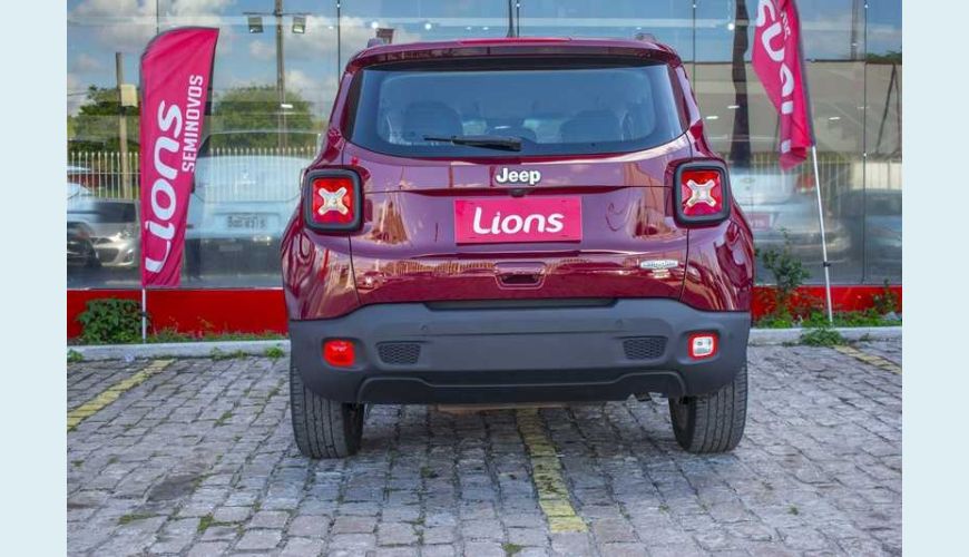 JEEP RENEGADE LONGITUDE 1.8 FLEX AUT. 4P - VERMELHO - 2020 Foto 10 (Grande)
