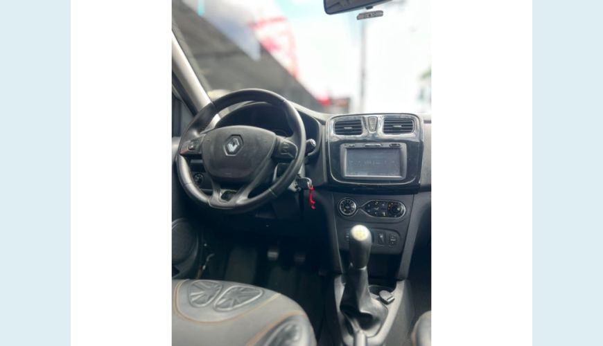 RENAULT SANDERO FLEX MANUAL 4P - BRANCO - 2015 Foto 10 (Grande)