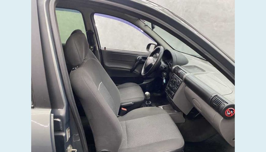 CHEVROLET CLASSIC LS VHC E 1.0 (FLEX) - CINZA - 2014 Foto 10 (Grande)