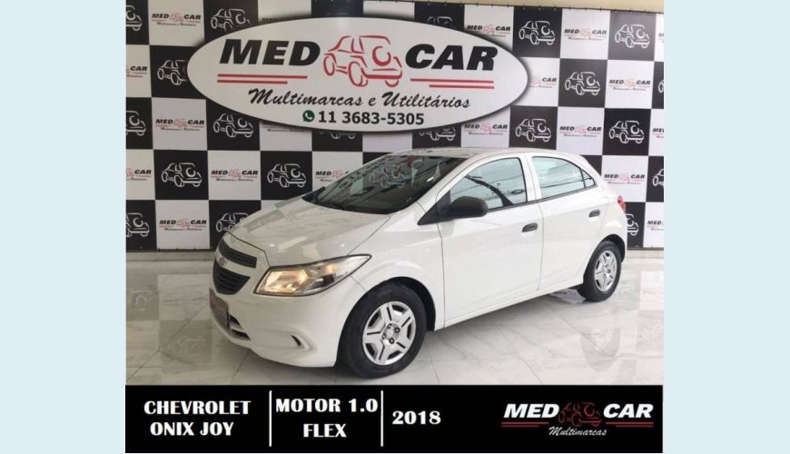 CHEVROLET ONIX 1.0 MPFI JOY 8V FLEX 4P MANUAL - BRANCO - 2018 Foto 2 (Grande)