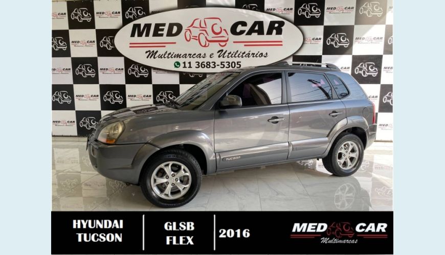 HYUNDAI TUCSON 2.0 MPFI GLS 16V 143CV 2WD FLEX 4P AUT. - CINZA - 2016 Foto 2 (Grande)