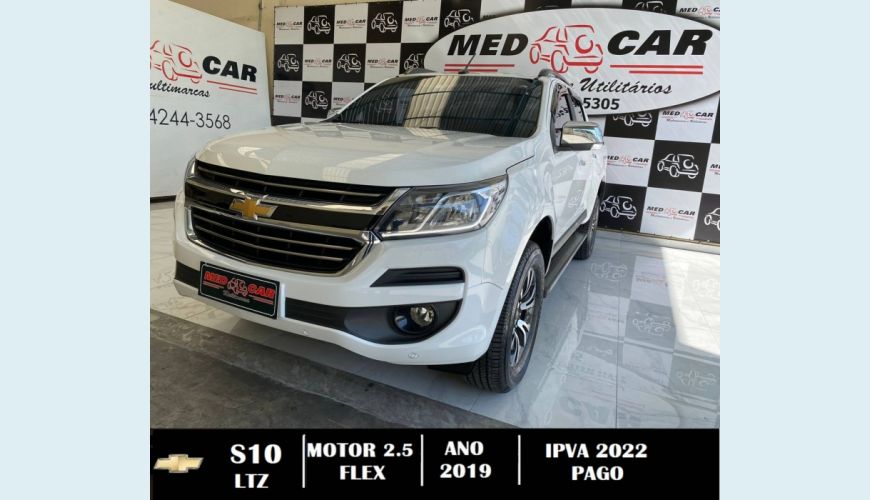 CHEVROLET S-10 2.5 LTZ 4X2 CD 16V FLEX 4P AUT. - BRANCO - 2019 Foto 2 (Grande)