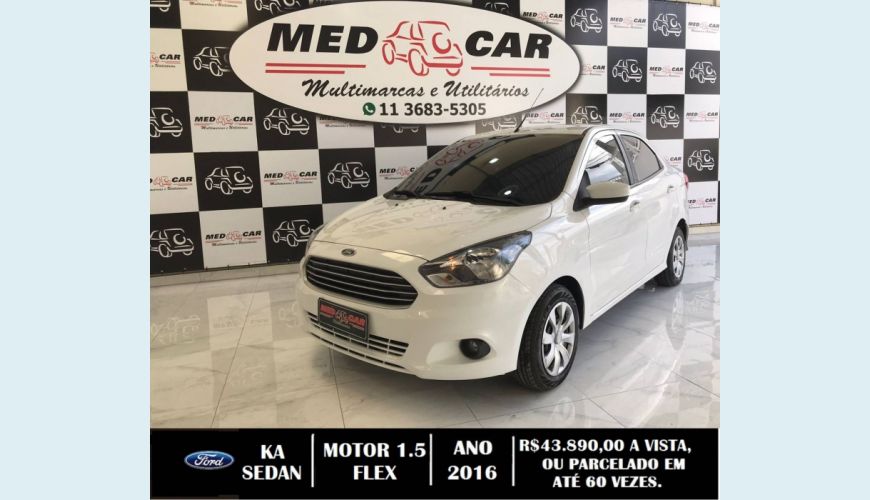 FORD KA 1.5 SIGMA FLEX SE MANUAL - BRANCO - 2016 Foto 2 (Grande)