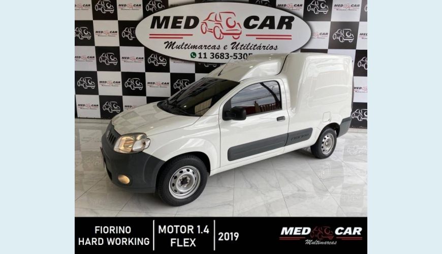 FIAT FIORINO 1.4 MPI FURGÃO HARD WORKING 8V FLEX 2P MANUAL - BRANCO - 2019 Foto 2 (Grande)