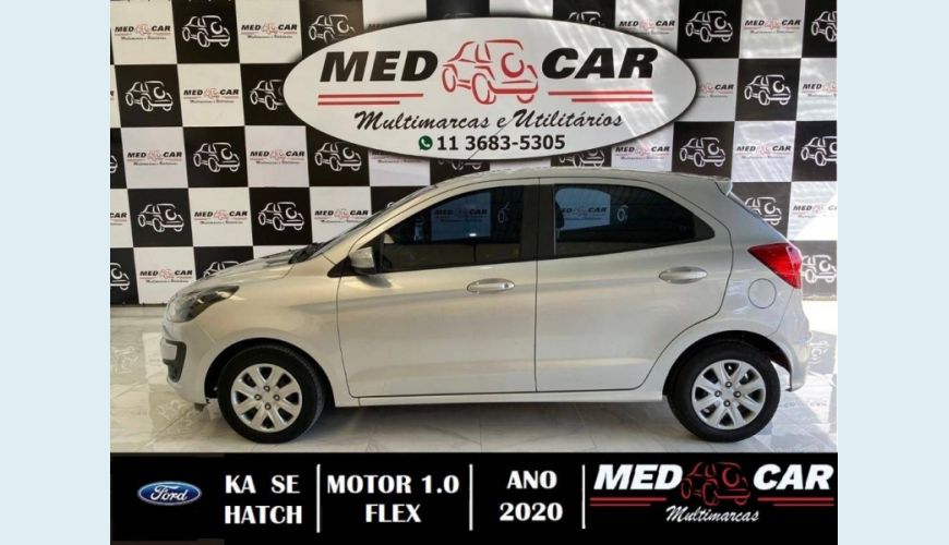 FORD KA 1.0 TI-VCT FLEX SE MANUAL - PRATA - 2020 Foto 2 (Grande)