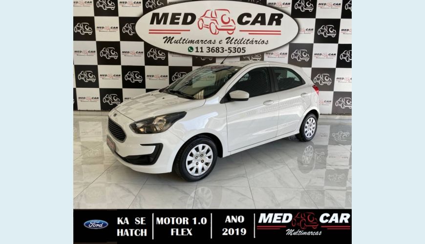 FORD KA 1.0 TI-VCT FLEX SE MANUAL - BRANCO - 2019 Foto 2 (Grande)