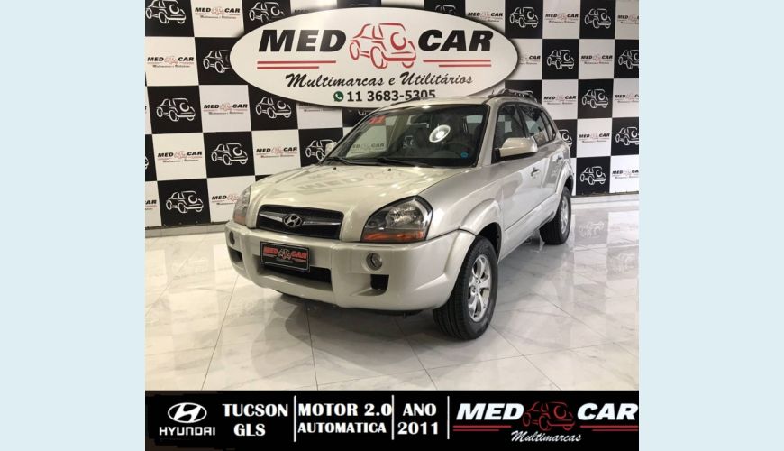 HYUNDAI TUCSON 2.0 MPFI GLS 16V 143CV 2WD 4P AUT. - PRATA - 2011 Foto 2 (Grande)
