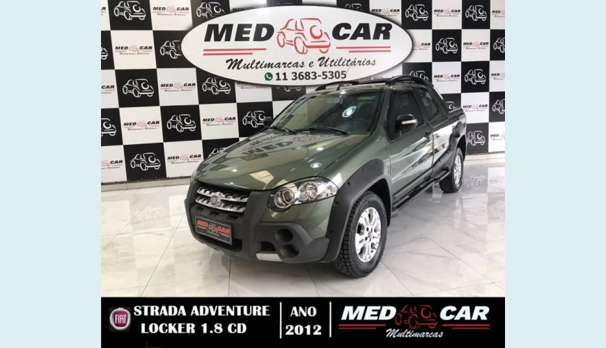 FIAT STRADA 1.8 MPI ADVENTURE LOCKER CD 16V FLEX 2P MANUAL - VERDE - 2012 Foto 2 (Grande)