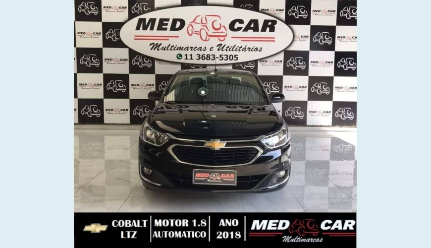 CHEVROLET COBALT 1.8 MPFI LTZ 8V FLEX 4P AUT. - PRETO - 2018 Foto 2 (Grande)