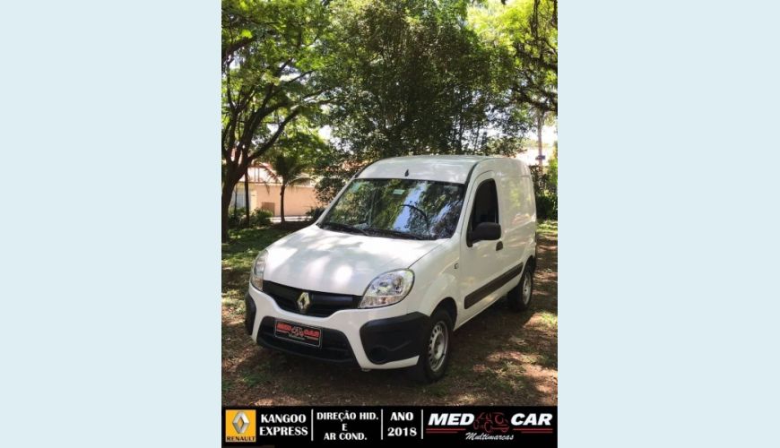 RENAULT KANGOO 1.6 EXPRESS 16V FLEX 3P MANUAL - BRANCO - 2018 Foto 2 (Grande)