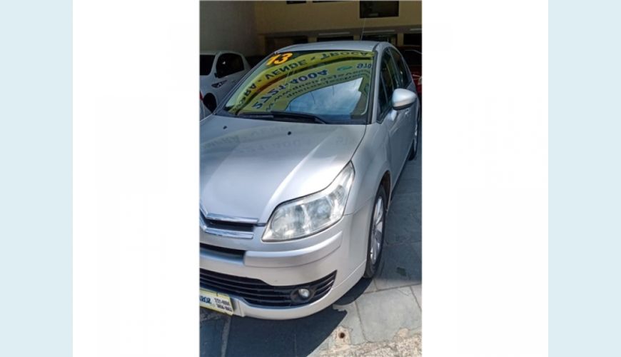 CITROËN C4 1.6 GLX 16V FLEX 4P MANUAL - PRATA - 2013 Foto 2 (Grande)