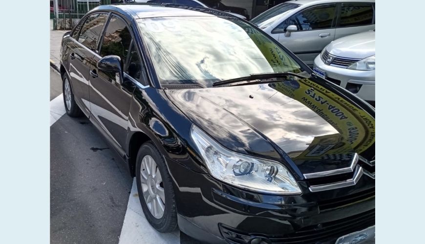 CITROËN C4 2.0 EXCLUSIVE 16V FLEX 4P AUT. - PRETO - 2009 Foto 2 (Grande)