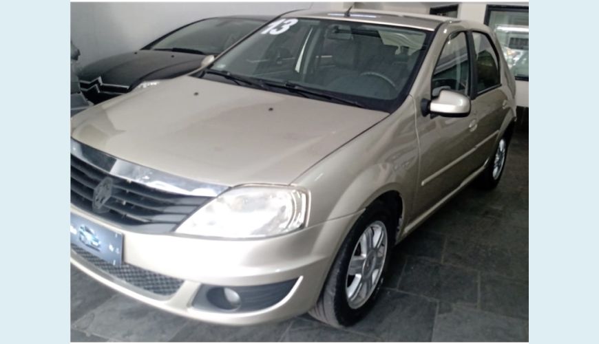 RENAULT LOGAN 1.6 EXPRESSION 16V FLEX 4P AUT. - BEGE - 2013 Foto 2 (Grande)