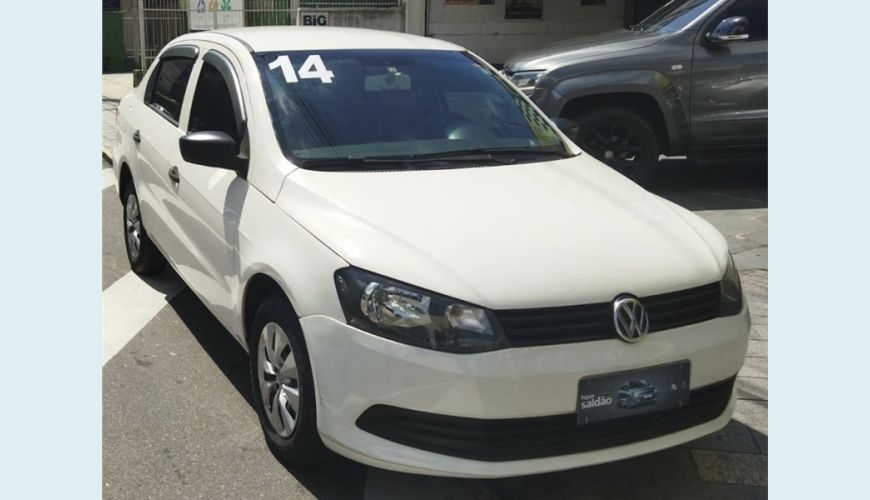 VOLKSWAGEN VOYAGE 1.0 MI CITY 8V FLEX 4P MANUAL - BRANCO - 2014 Foto 2 (Grande)