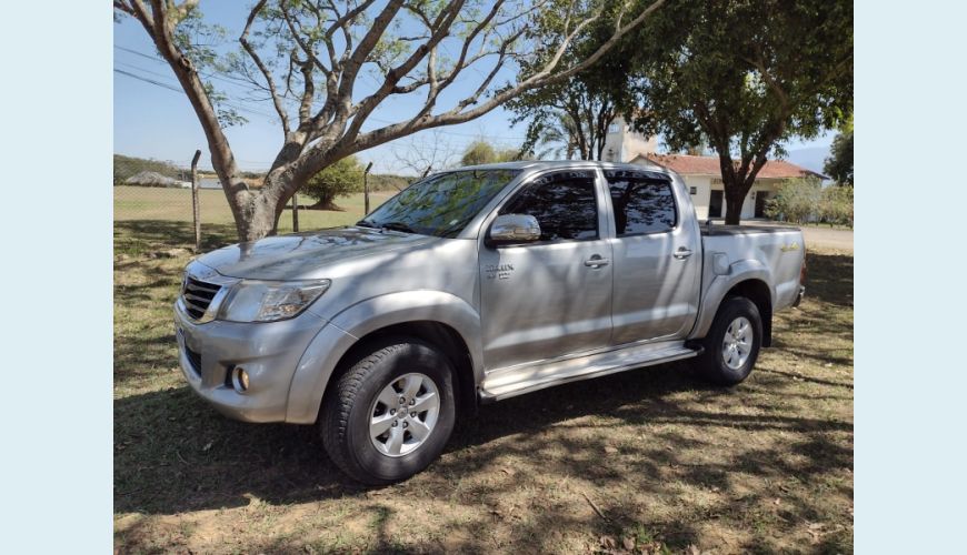 TOYOTA HILUX CD SRV 4X4 2.7 FLEX 16V AUT. - CINZA - 2015 Foto 2 (Grande)