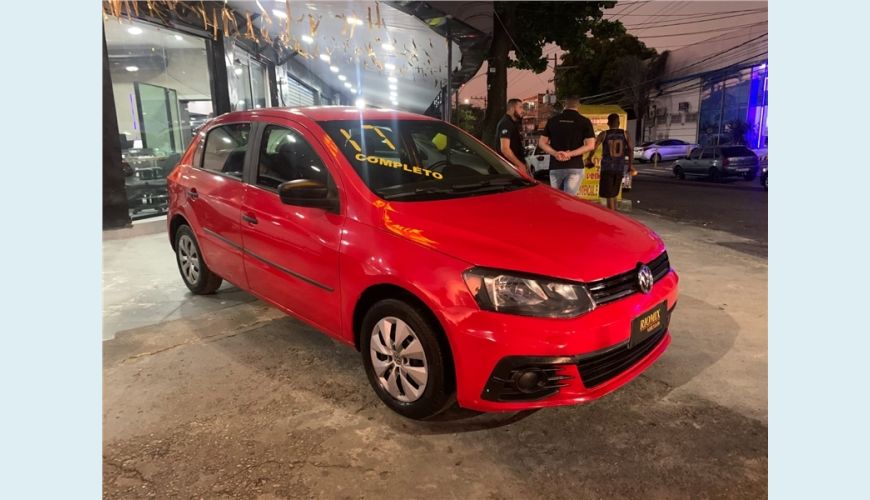 VOLKSWAGEN GOL 1.6 MSI TOTALFLEX TRENDLINE 4P MANUAL - VERMELHO - 2017 Foto 2 (Grande)