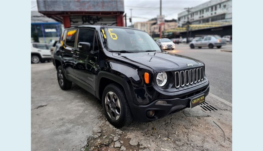 JEEP RENEGADE 2.0 16V TURBO DIESEL SPORT 4P 4X4 AUT. - PRETO - 2016 Foto 2 (Grande)