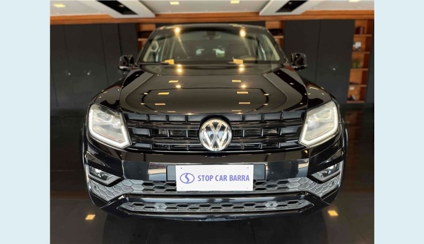 VOLKSWAGEN AMAROK 2.0 HIGHLINE 4X4 CD 16V TURBO INTERCOOLER DIESEL 4P AUT. - PRETO - 2018 Foto 2 (Grande)