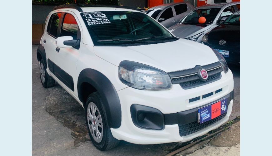 FIAT UNO WAY 1.0 FLEX 6V 5P - BRANCO - 2018 Foto 2 (Grande)