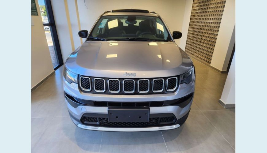 JEEP COMPASS 1.3 T270 TURBO FLEX LONGITUDE AT6 - PRATA - 2023 Foto 2 (Grande)