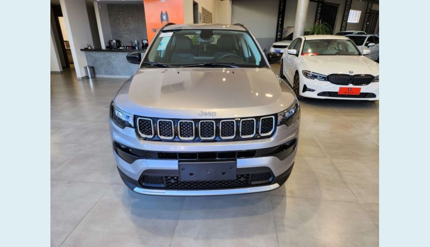 JEEP COMPASS 1.3 T270 TURBO FLEX LONGITUDE AT6 - PRATA - 2023 Foto 2 (Grande)