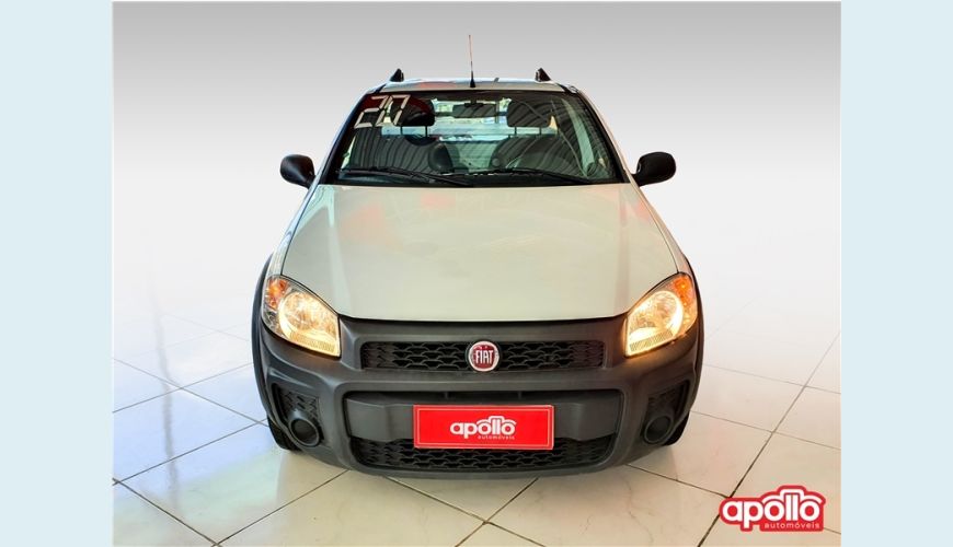 FIAT STRADA 1.4 MPI HARD WORKING CS 8V FLEX 2P MANUAL - BRANCO - 2020 Foto 2 (Grande)