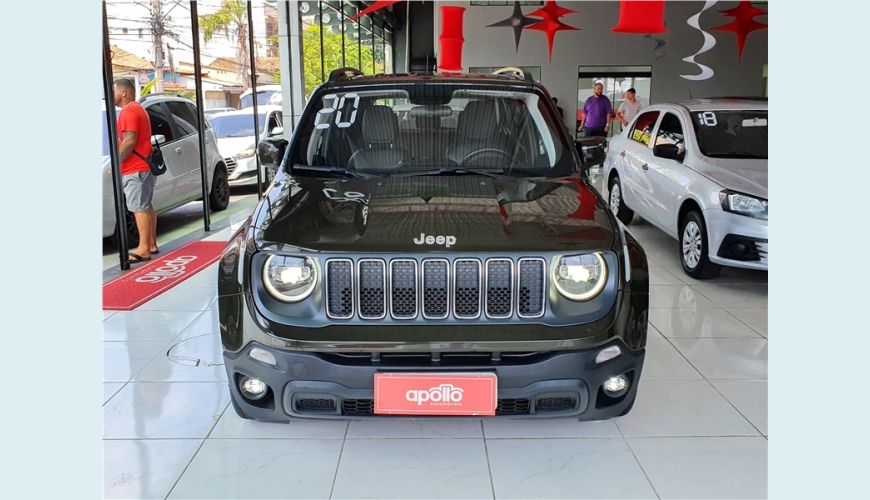 JEEP RENEGADE 1.8 16V FLEX LONGITUDE 4P AUT. - VERDE - 2020 Foto 2 (Grande)