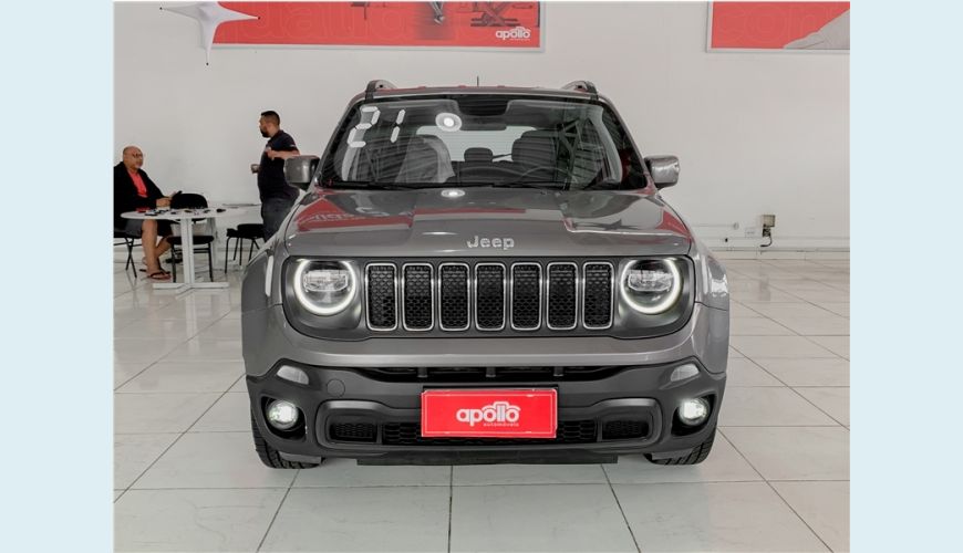 JEEP RENEGADE 1.8 16V FLEX LONGITUDE 4P AUT. - CINZA - 2021 Foto 2 (Grande)