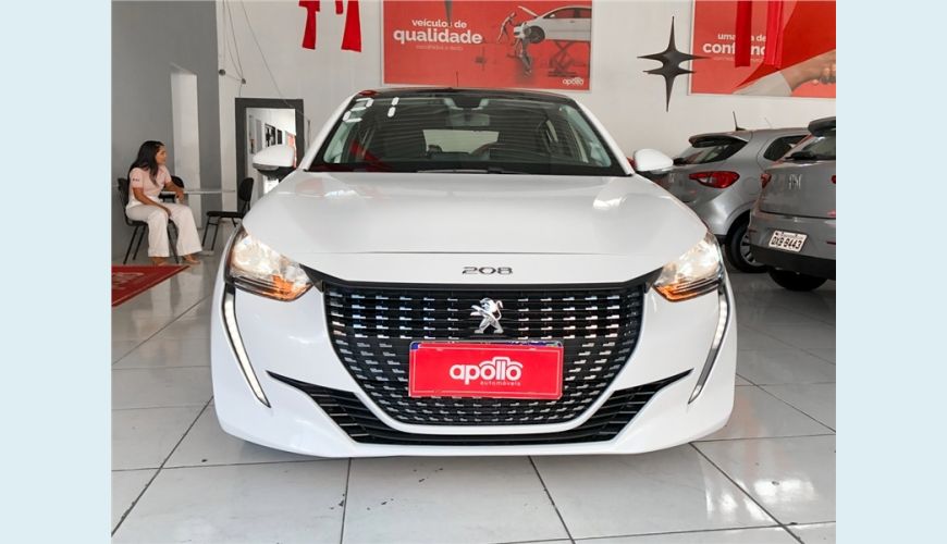 PEUGEOT 208 1.6 16V FLEX ACTIVE PACK AT6 - BRANCO - 2021 Foto 2 (Grande)