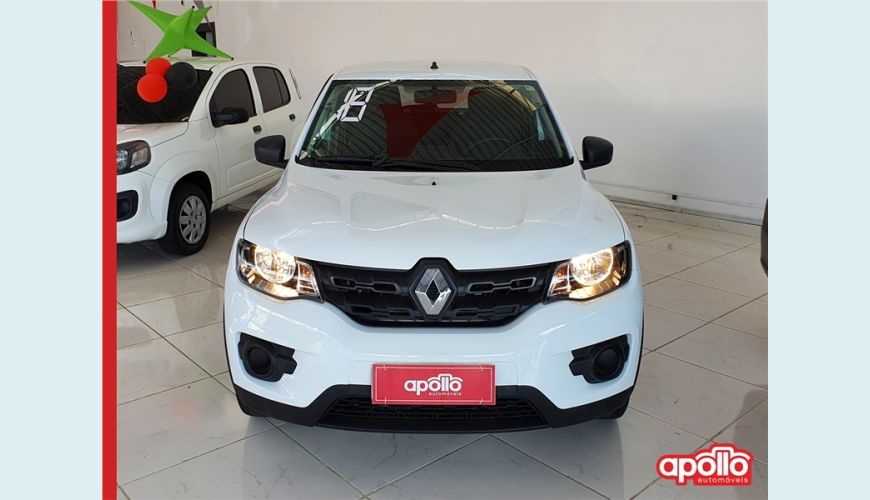 RENAULT KWID 1.0 12V SCE FLEX ZEN MANUAL - BRANCO - 2018 Foto 2 (Grande)